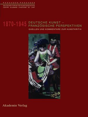cover image of Deutsche Kunst--Französische Perspektiven
